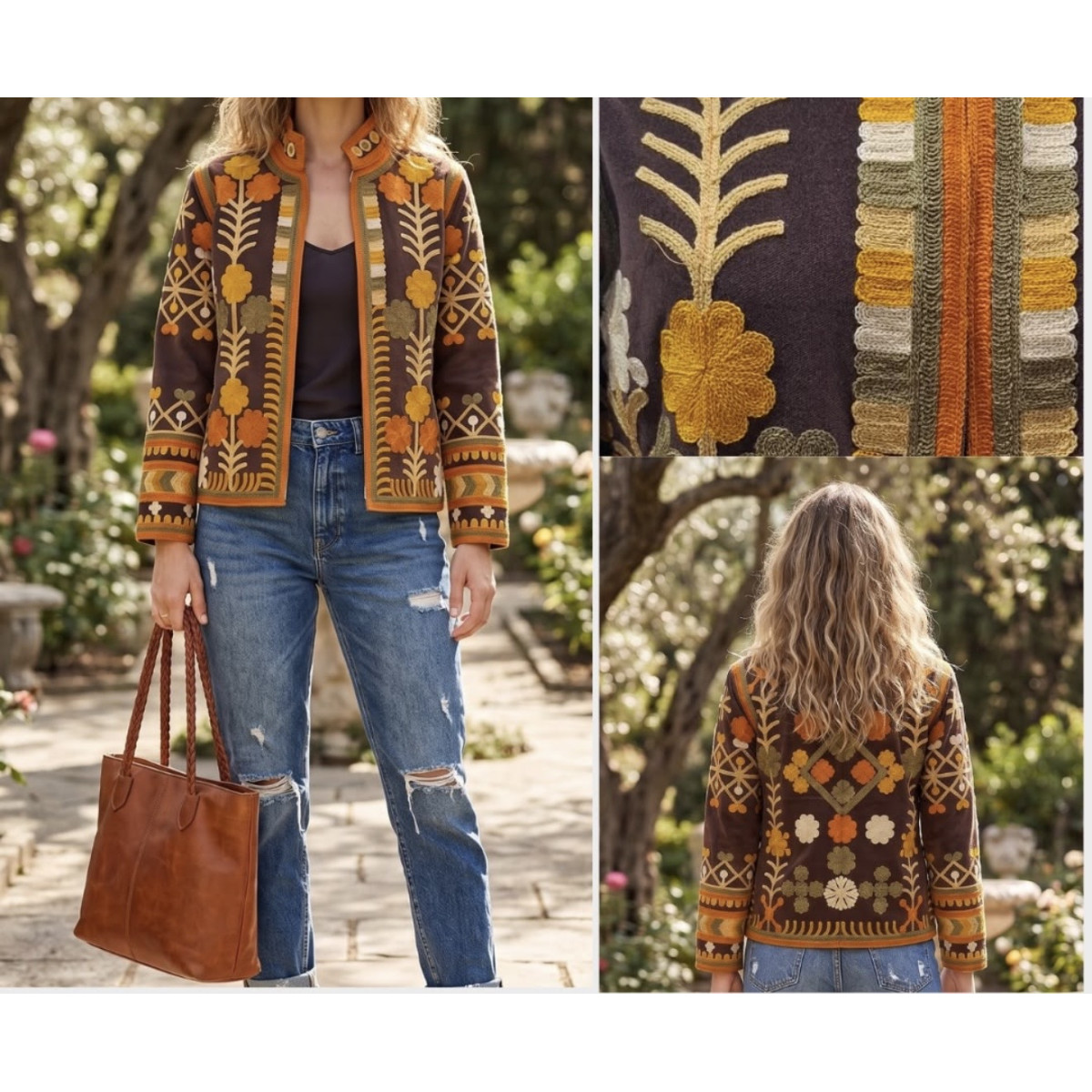 CHAQUETA TERCIOPELO CUELLO MAO